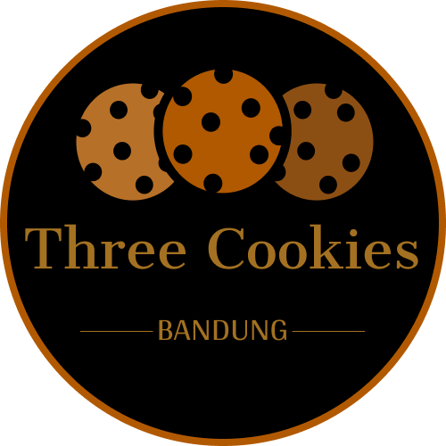 Logo Three Cookies Bandung